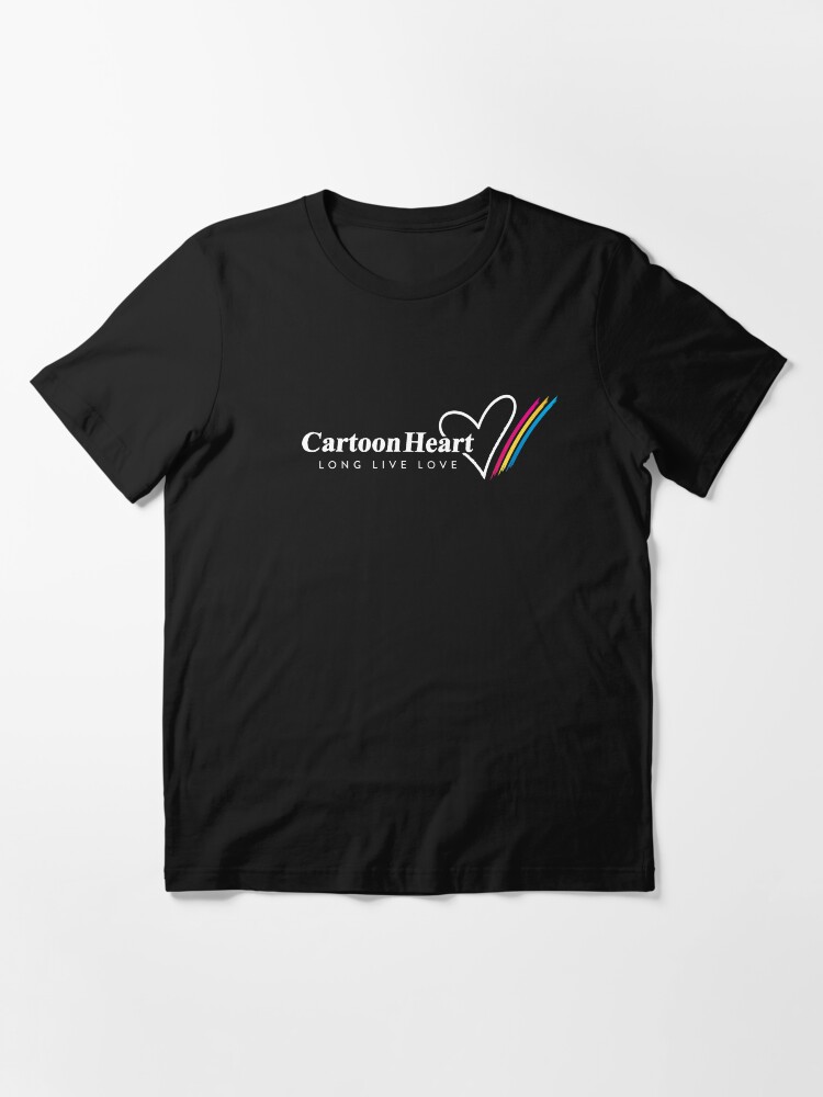 Alternate view of Cartoon Heart Logo, Paint Stripe - T-shirts Essential T-Shirt
