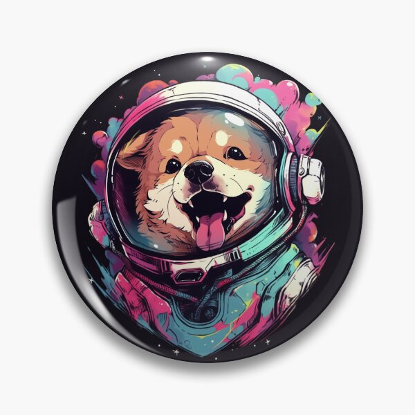 Aperçu de l'œuvre Chien Cosmique : Chien Astronaute Cartoon créée et vendue par Zandalus.