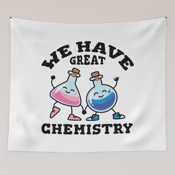 Item preview, We have great Chemistry, Laboratory Flasks in Love designed and sold by HandicraftArt.