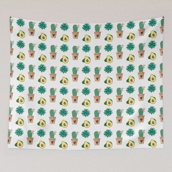 Item preview, cactus and avocado designed and sold by Shami23art.