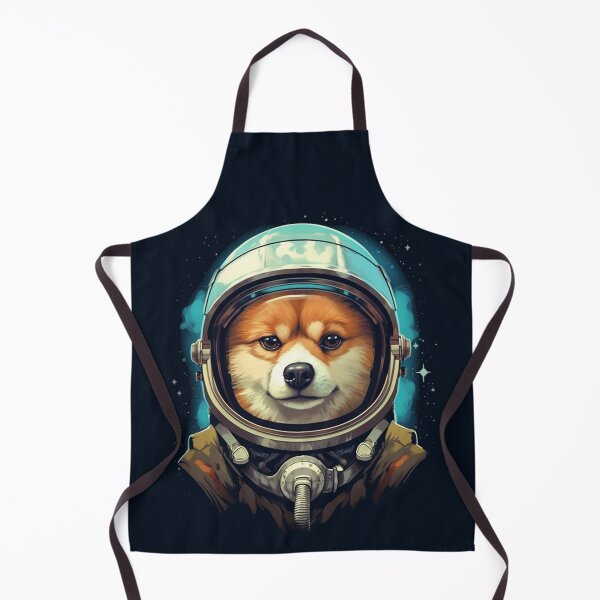 Aperçu de l'œuvre Chiot de l'Espace : Shiba Inu Astronaute Réaliste créée et vendue par Zandalus.