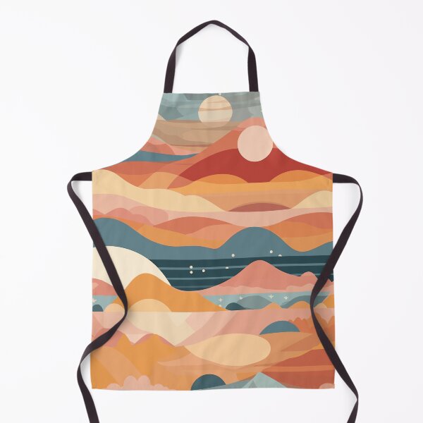 Item preview, Colorful sunset landscape pattern designed and sold by enipra.