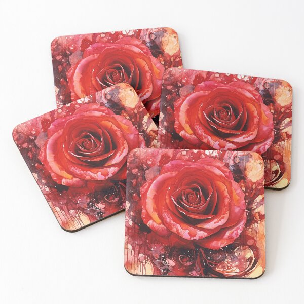 Aperçu de l'œuvre Amour d'été radieux : rose rouge décontractée créée et vendue par MyFavorTee.