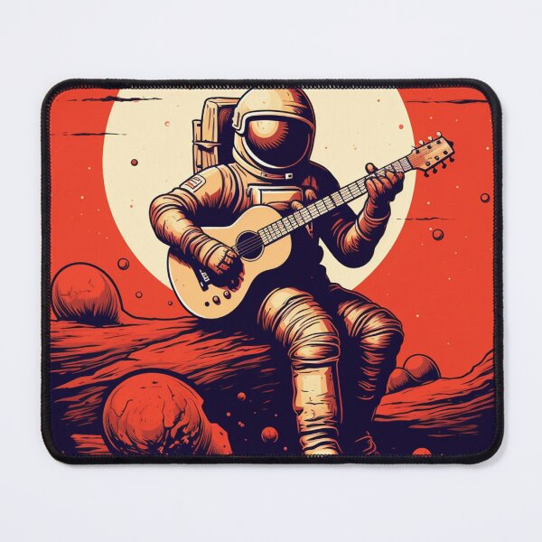 Item preview, Space Serenade: Guitarist Astronaut on Mars designed and sold by Zandalus.