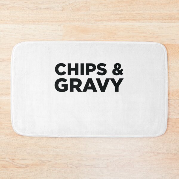 Item preview, Chips and gravy - black designed and sold by SmallSingy.