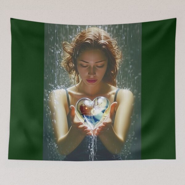 Item preview, MY HEART CRIES FOR FUTURE HUMANITY IN THE ERA OF IMPLANTED REALITY designed and sold by Tammera.