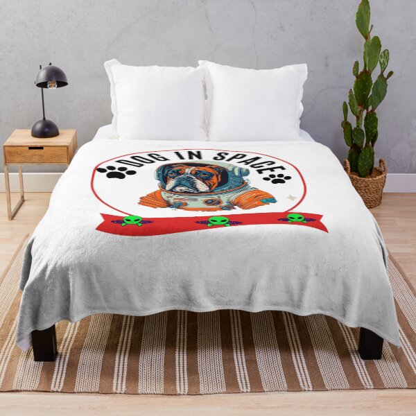 Item preview, "An Intergalactic Leap: The Bold Dog Leaving His Mark on Space History" designed and sold by Designsmaxi.