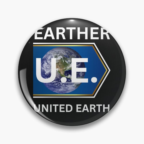 Item preview, GET READY, SPACE CONS ARE COMING! THIS IS MY FLAG OF EARTH DESIGN  (BADGE STYLE)  designed and sold by IORODAN.