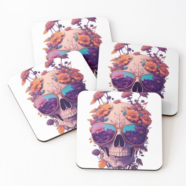 Item preview, Skull with Flowers  designed and sold by Accesoriex.