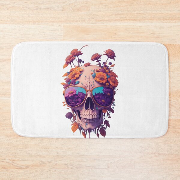 Item preview, Skull with Flowers  designed and sold by Accesoriex.