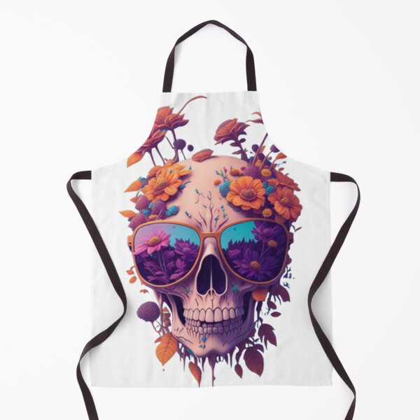 Item preview, Skull with Flowers designed and sold by Accesoriex.