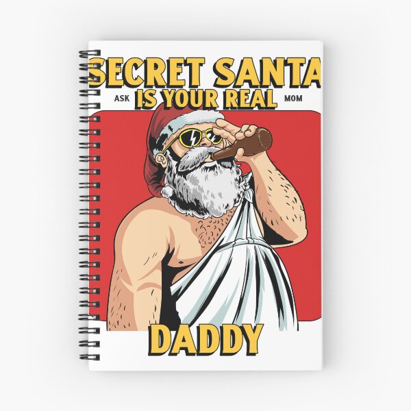 Aperçu de l'œuvre Secret Santa est ton vrai papa créée et vendue par GrahamsTastic.