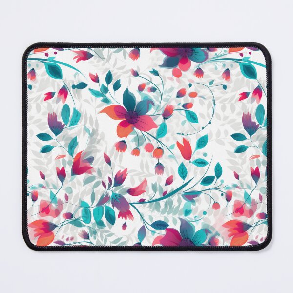 Item preview, snowy flowers designed and sold by LoversCovers.