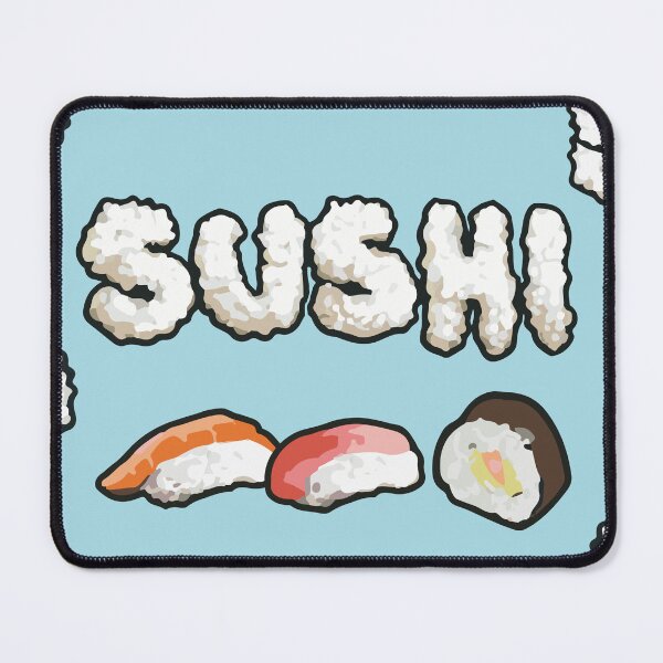 Item preview, Sushi - digital illustration, for true fans of Japanese cuisine designed and sold by Suzanne-Mercy.