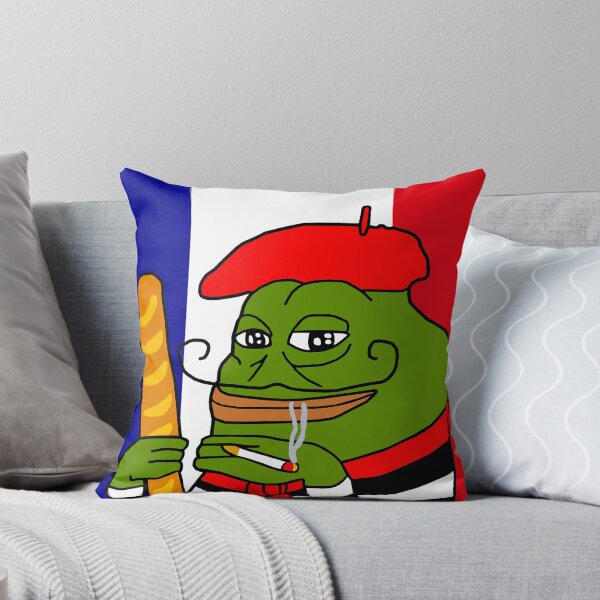 Item preview, Smug French Pepe Baguette designed and sold by Slav-Art.
