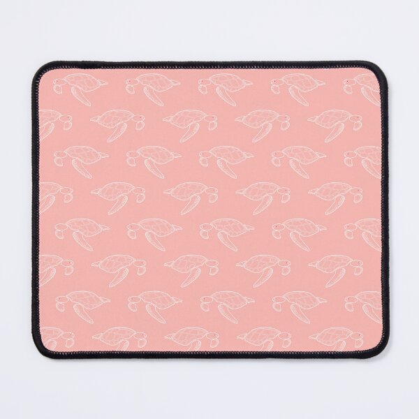 Item preview, Happy white underwater seaturtle in deep rose water - Fish and Friends Collection designed and sold by Sichtbarekunst.