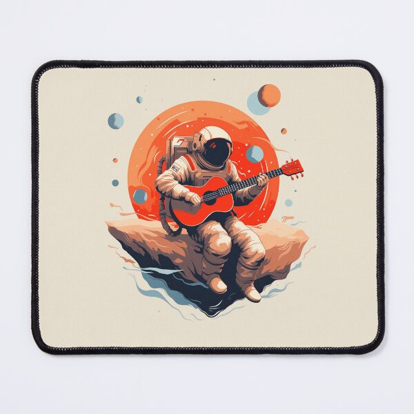 Item preview, Interstellar Melodies: Mars Guitarist Astronaut designed and sold by Zandalus.