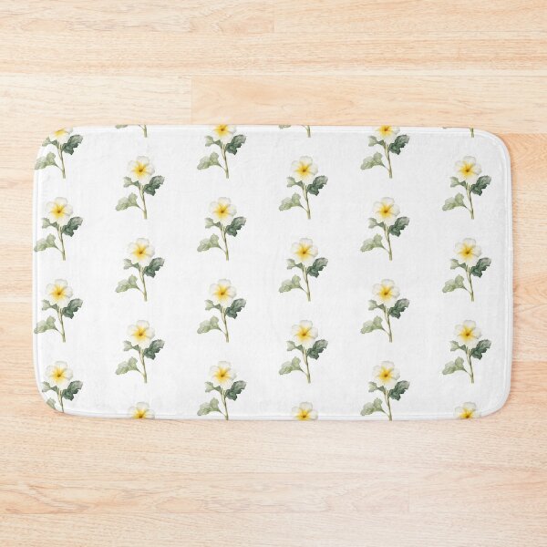 Item preview, Watercolor White/Yellow Primrose Flower designed and sold by supersassafras.