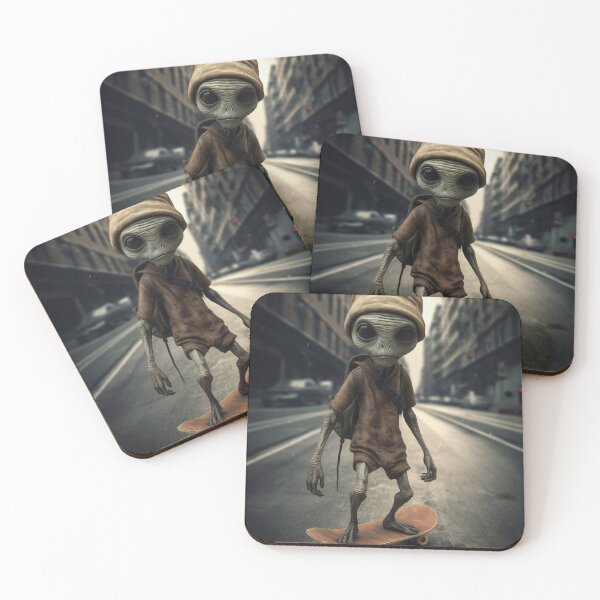 Item preview, Alien Invasion on Wheels designed and sold by soulofalion.