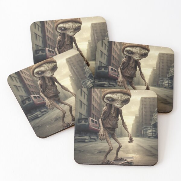 Item preview, Alien Invasion on Wheels designed and sold by soulofalion.