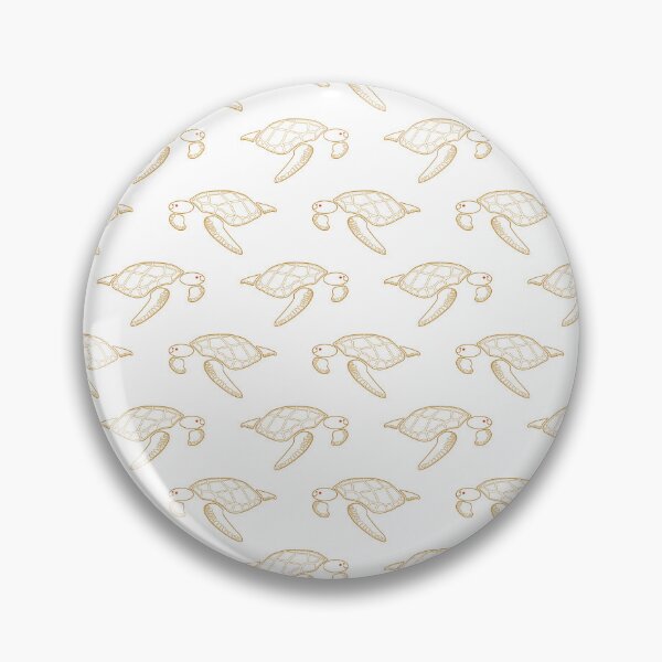 Item preview, Happy gold underwater seaturtle in deep white water - Fish and Friends Collection designed and sold by Sichtbarekunst.