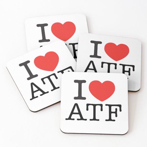 Item preview, I love ATF designed and sold by Nate Ober.
