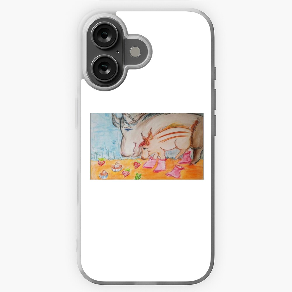 Item preview, iPhone Flexible Hülle designed and sold by Klonen-Kunst.