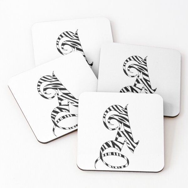 Item preview, LETTER A ZEBRA GOTHIC STYLE designed and sold by buffi13.