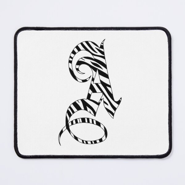 Item preview, LETTER A ZEBRA GOTHIC STYLE designed and sold by buffi13.