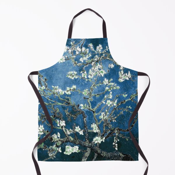 Item preview, Van Gogh Almond Blossoms Deep Ocean Blue   designed and sold by PureVintageLove.