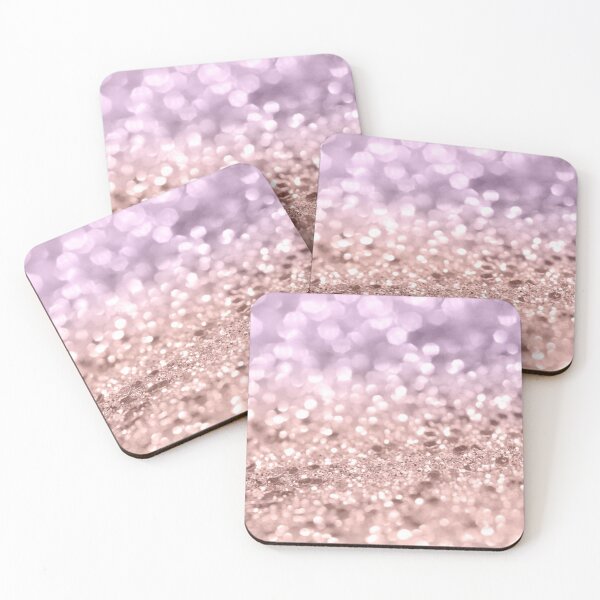 Item preview, Rose Gold Blush Purple MERMAID Girls Glam #1 (Photo of Glitter Only - Not Reflective) designed and sold by Anita's & Bella's Art.