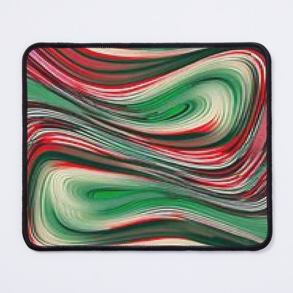 Item preview, red and green wavy lines designed and sold by nigejohn.