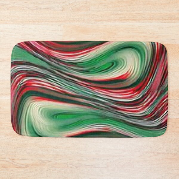 Item preview, red and green wavy lines designed and sold by nigejohn.