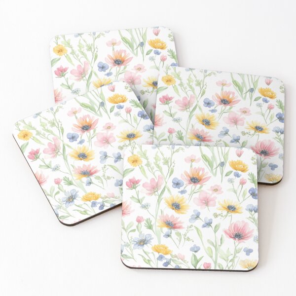 Item preview, Wild Red, Yellow & Blue Poppy Wild Flower Pattern designed and sold by BBGIFTSUK.