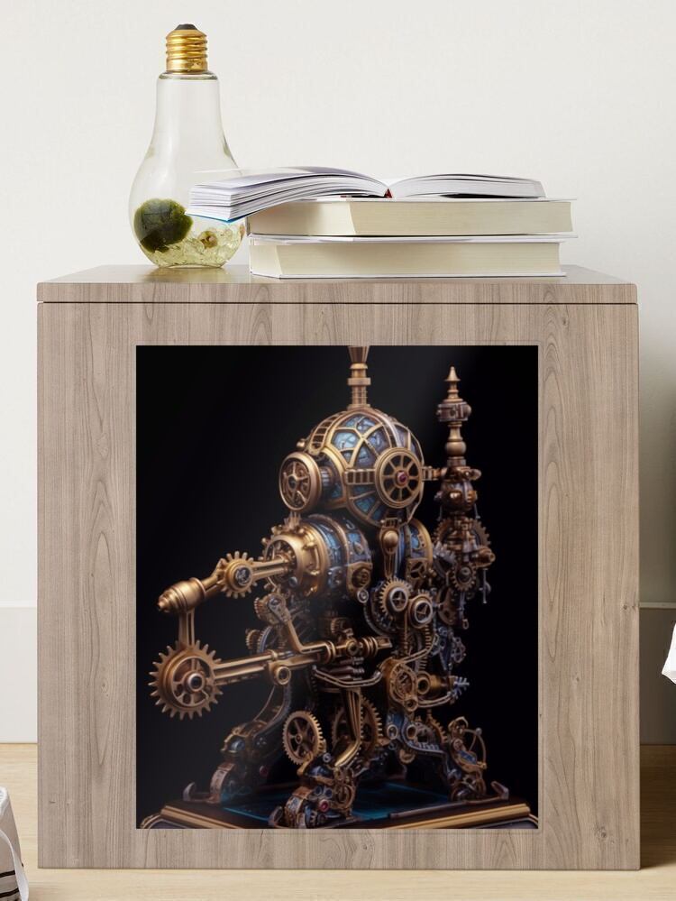 Majestic Steampunk Automaton: A Victorian-Era Mechanical Marvel Sticker  for Sale by JLCableStudio