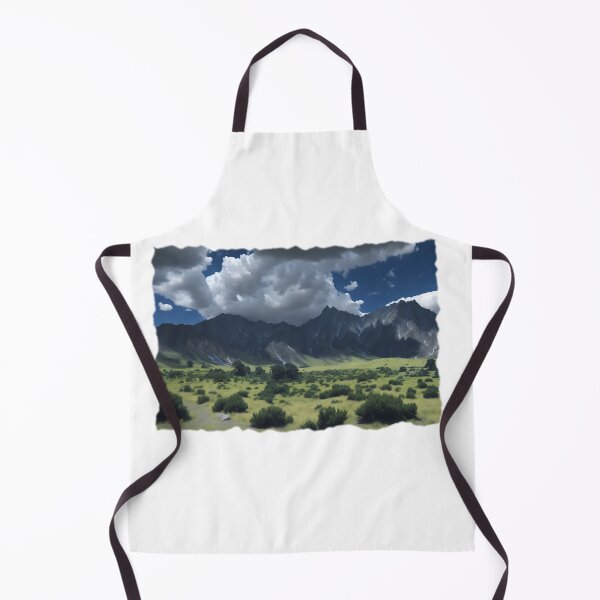 Item preview, Meadow and mountains painting designed and sold by Dr-Kane.
