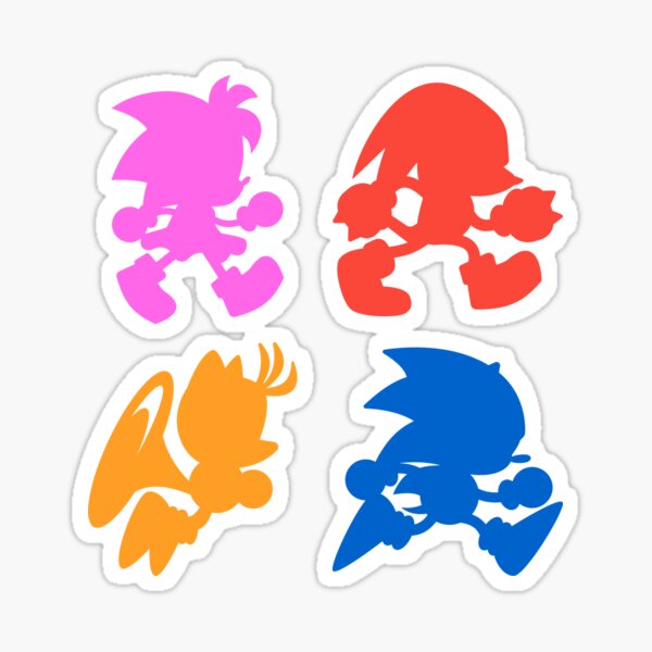 Sonilc And Friends Stickers is the best way to keep your and your friend's  friendship.