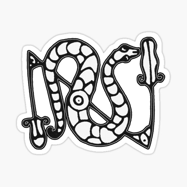 Item preview, Pictish Serpent  designed and sold by wk7777.