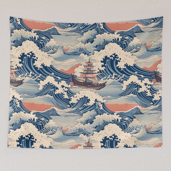 Item preview, Stormy sea pattern  designed and sold by enipra.