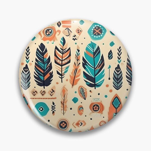 Artikelvorschau, Feder-Boho-Muster entworfen und verkauft von jakewashere.
