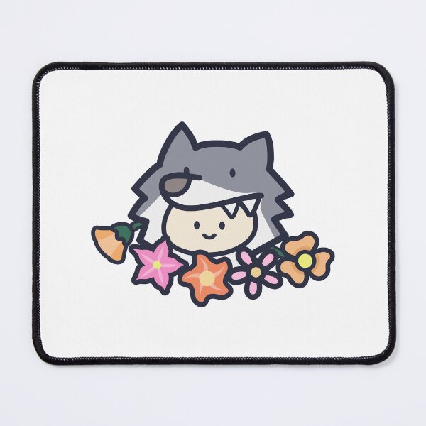 Item preview, Wolf with flowers Girls designed and sold by inksycutsy.