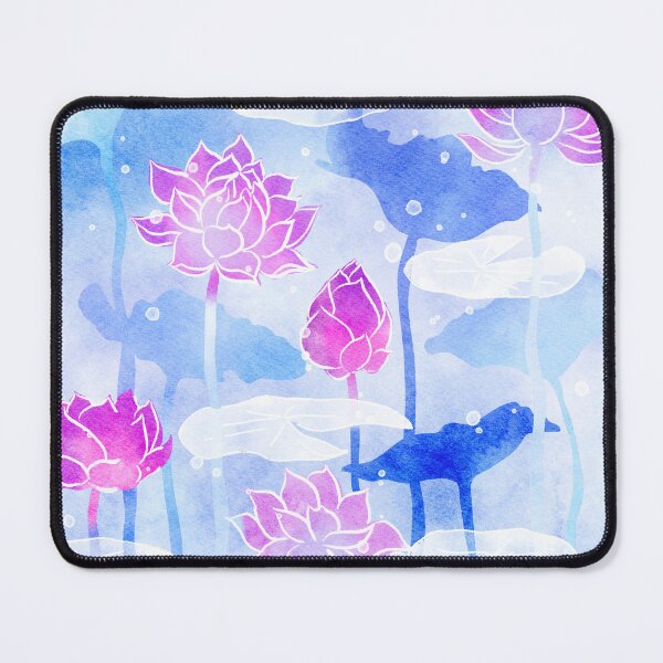Item preview, Watercolor Pink Lotus designed and sold by ssshanjin.