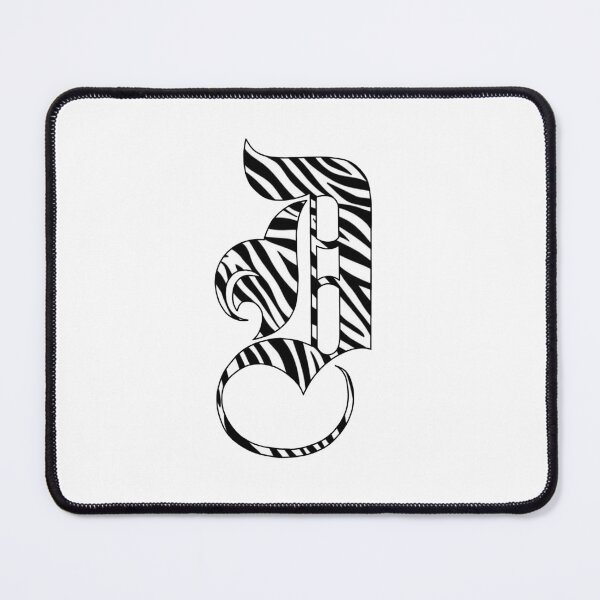 Item preview, LETTER D ZEBRA GOTHIC STYLE designed and sold by buffi13.