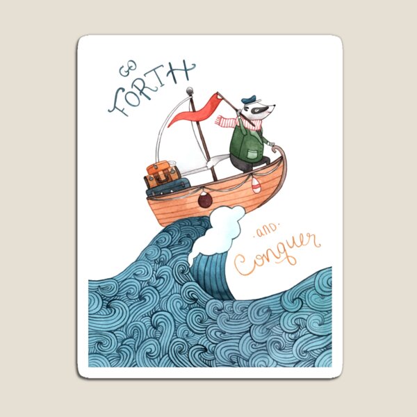 Item preview, Go Forth and Conquer! designed and sold by LittleCanoe.
