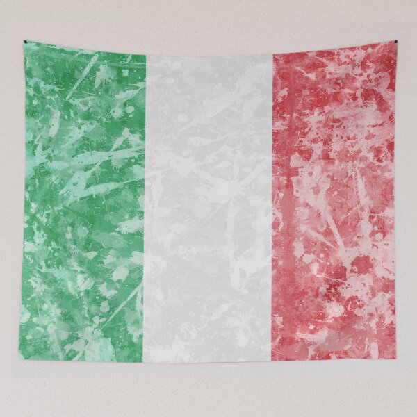 Item preview, Distressed Italian Flag designed and sold by ArtFactoryAI.