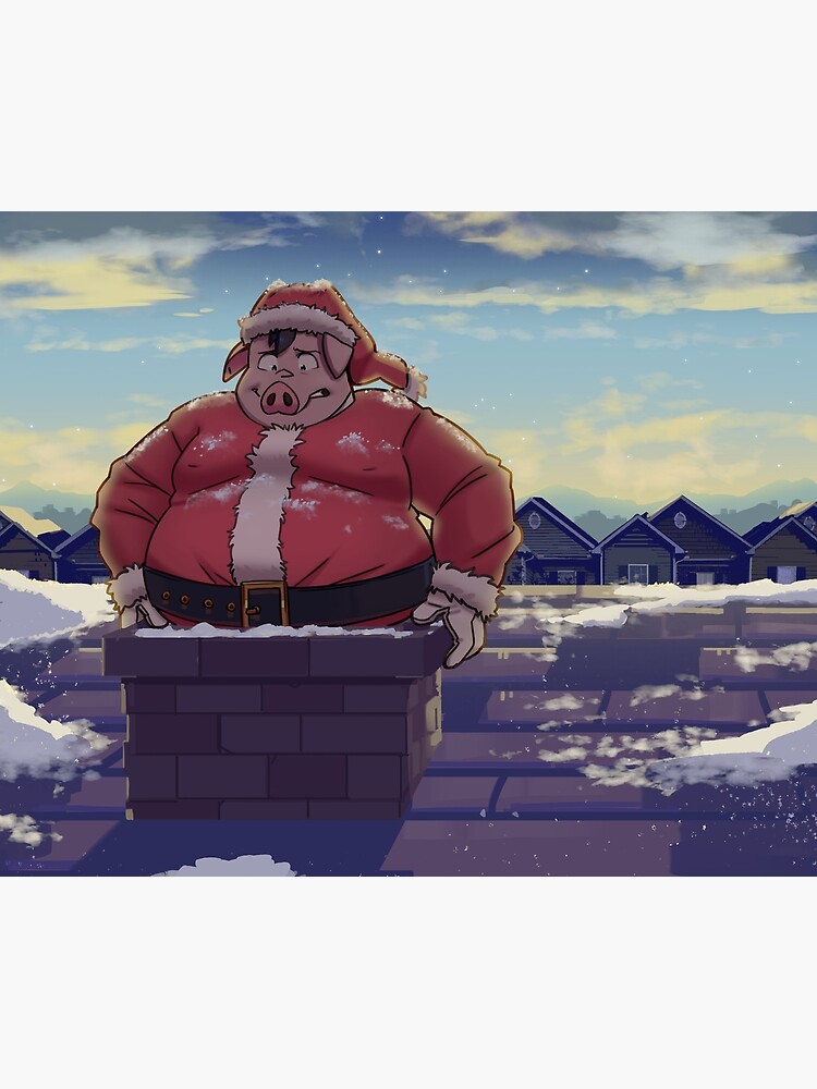 Pig Stuck in Chimney