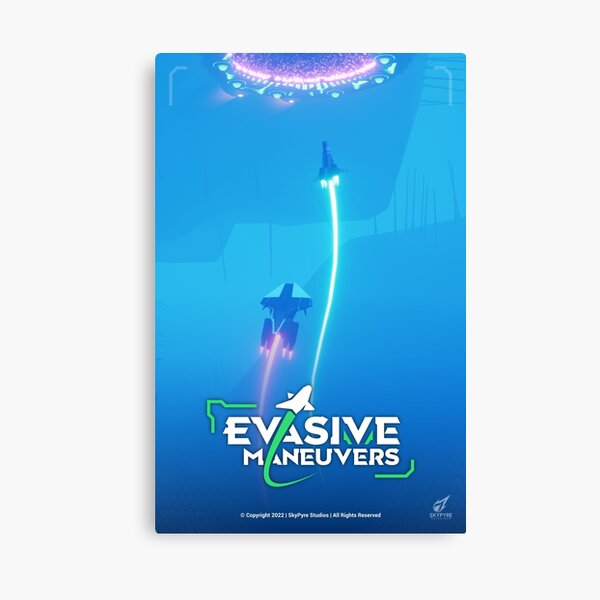 Evasive Maneuvers Poster Canvas Print