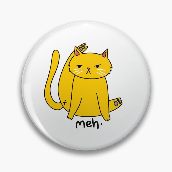 Item preview, meh cat designed and sold by saacstix.