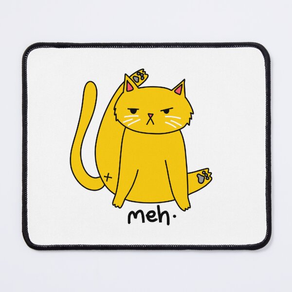 Item preview, meh cat designed and sold by saacstix.