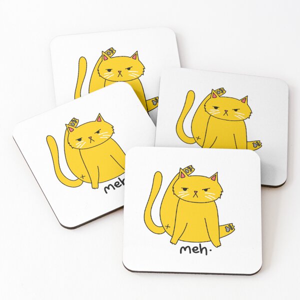 Item preview, meh cat designed and sold by saacstix.